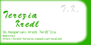 terezia kredl business card